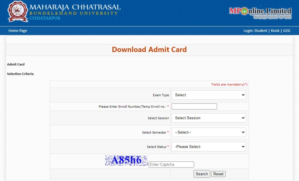 Mcbu Download Admit Card Admit cards for EXAM DECEMBER 2023 , Download Now!