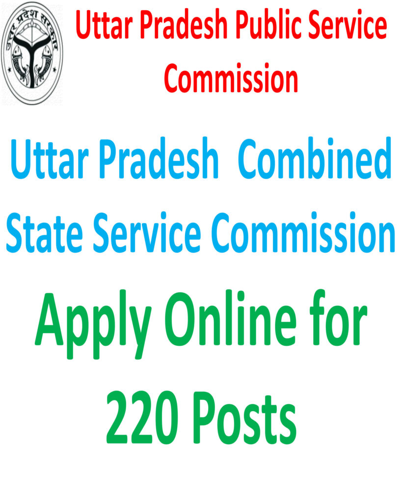 UPPSC 2024 PreUttar Pradesh Combined State Service Commission