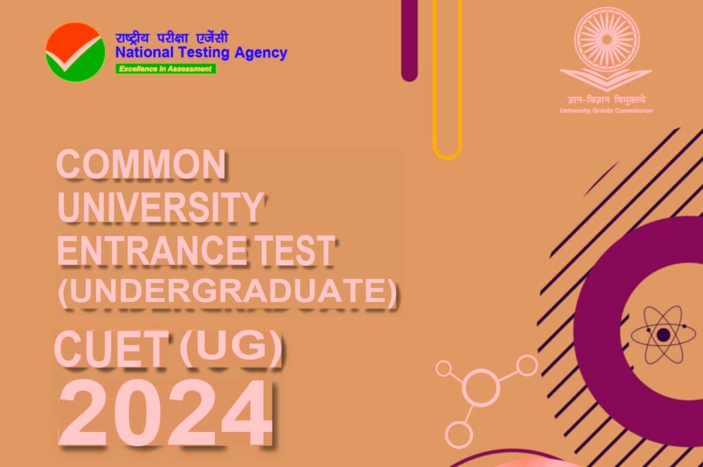 NTA CUET UG ADMIT CARD 2024 from the official website of NATIONAL TESTING AGENCY (NTA) that is https://exams.nta.ac.in/CUET-UG/