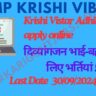 Direct Recruitment For Multiple Post For Divyangjan: MP Krishi Vibhag Krishi Vistar Adhikari नि:शक्तजनों (दिव्यांगजन) के पदों की पूर्ति हेतु विज्ञापन 2024