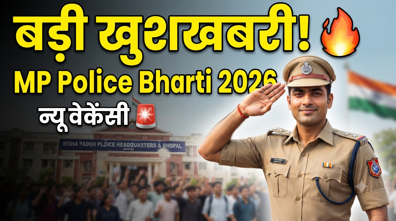 Big Opportunity for MP Police Job Aspirants Massive Recruitment of 9,662 Vacancies Announced!